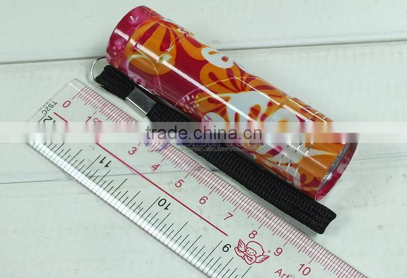 Baking Varnish 90mm 160lm Alloy Aluminum 9 LED Torch