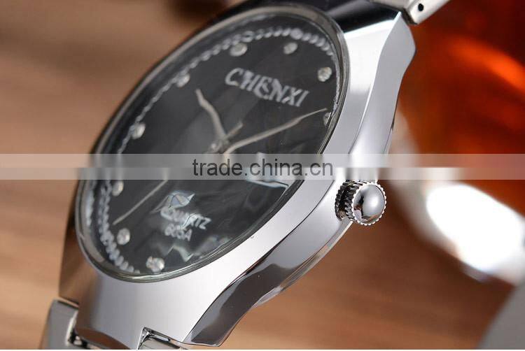 Best Friend Birthday Gift CE RoHS Day/Date Couple Lover Wrist Watch Water Resistant Couple Lover Wrist Watch Women