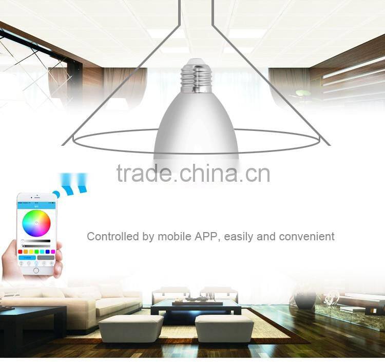 Bluetooth Smart LED Light Bulb Speaker Dimmable Multicolored Color Changing LED Bedside Desk Lights Bar Sinks
