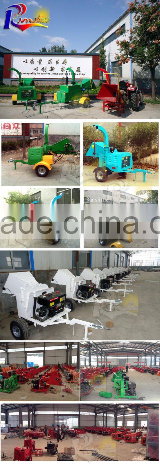 CE certificate diesel wood chipper DWC-22