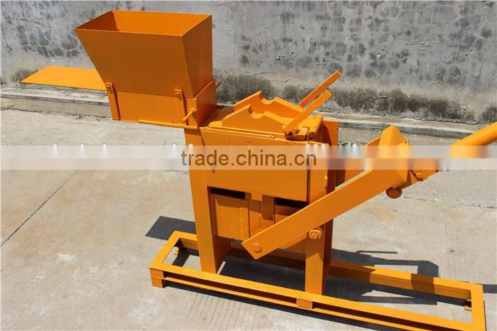 Manual Simple compressed clay paver block machine FL1-40