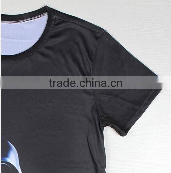 100% polyester t-shirt&fashion 3d printing t-shirt&new arrival animal printed 3d t shirt
