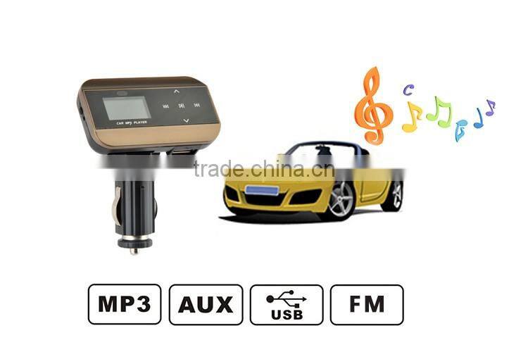 lcd car kit bluetooth sd card usb mp3 player with fm transmitter car aux port adaptor