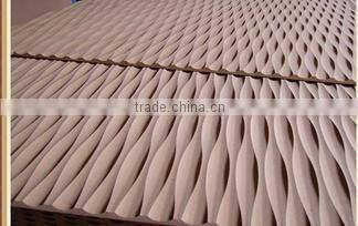 MDF wave board cnc router