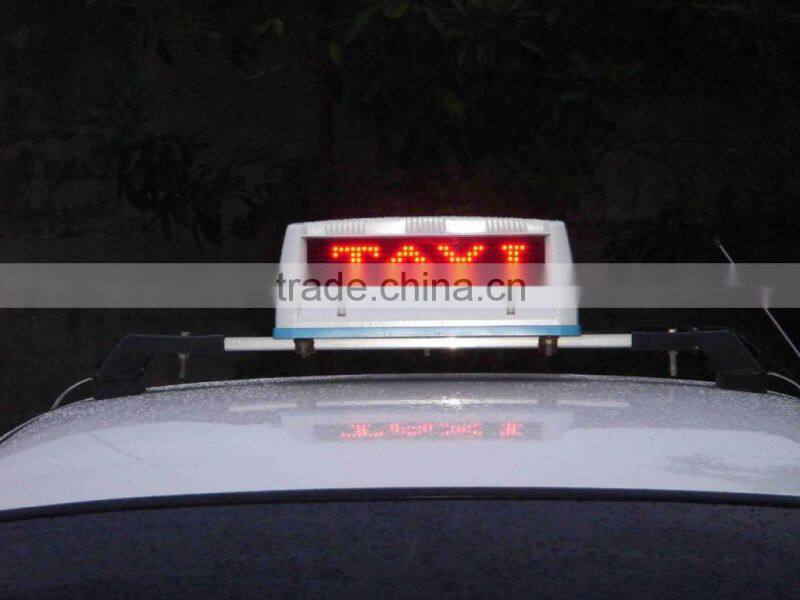 New products on china market wireless WIFI control led taxi roof signs