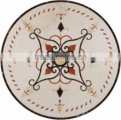 Marble water jet, water jet marble medallion