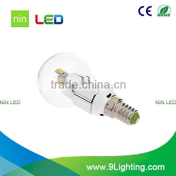 round hot sale hot led scent silver led candle light e14 e27