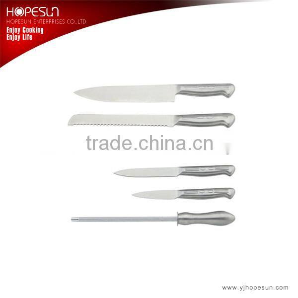 Good knife set and sharpener set of 6