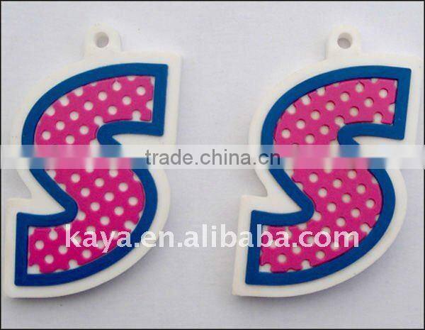 Soft pvc zipper puller