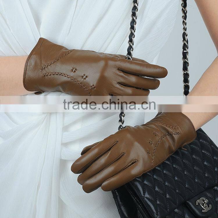 guaranteed 100% genuine leather gloves for ladies casual and dress leather gloves