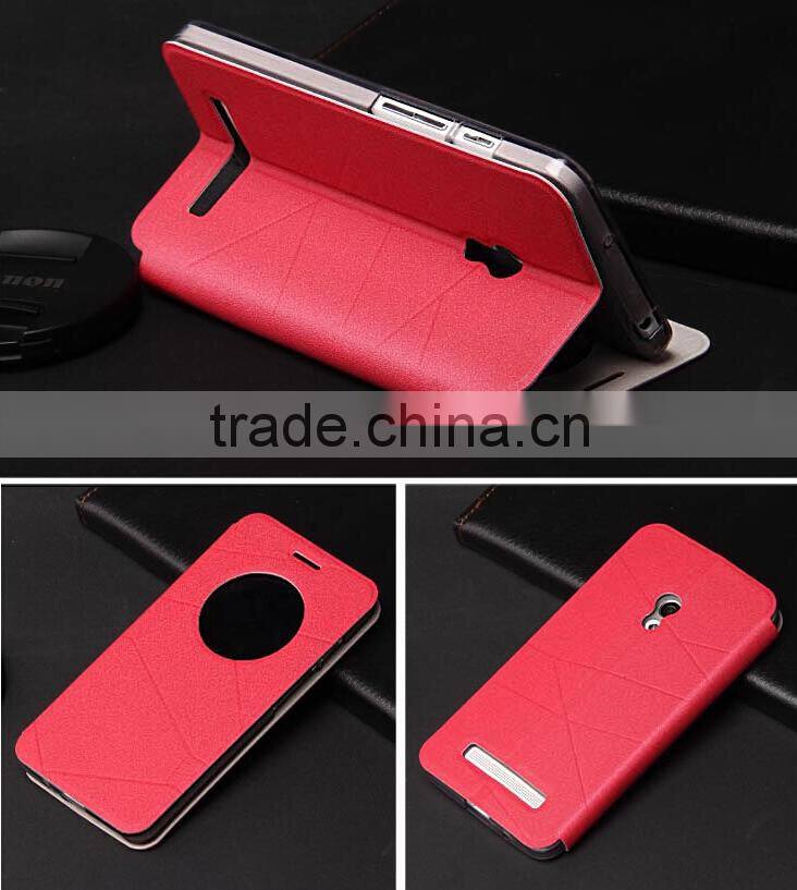 2015 New arrival wake up function back cover mobile phone case for asus zenfone 2,for asus zenfone 2 case
