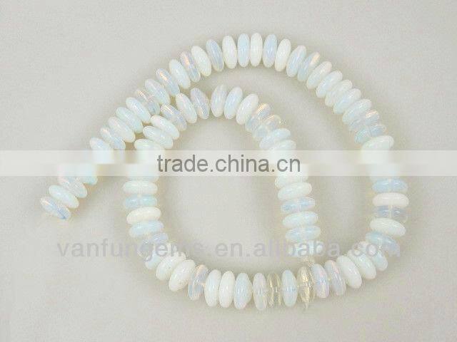 Gemstone Crazy agate rondelle beads for jewelry