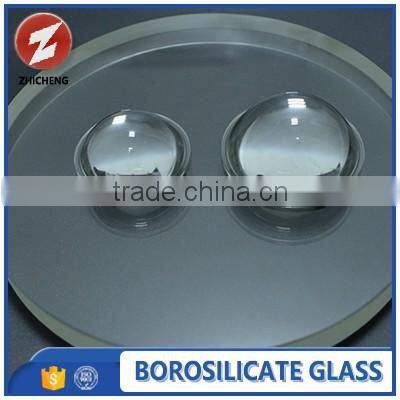 .transparent borosilicate 3.3 clear optical lens