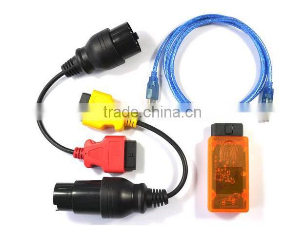 Full Set Adapters Universal OBDii OBD2 diagnostic interface--ACI Scanner with best quality