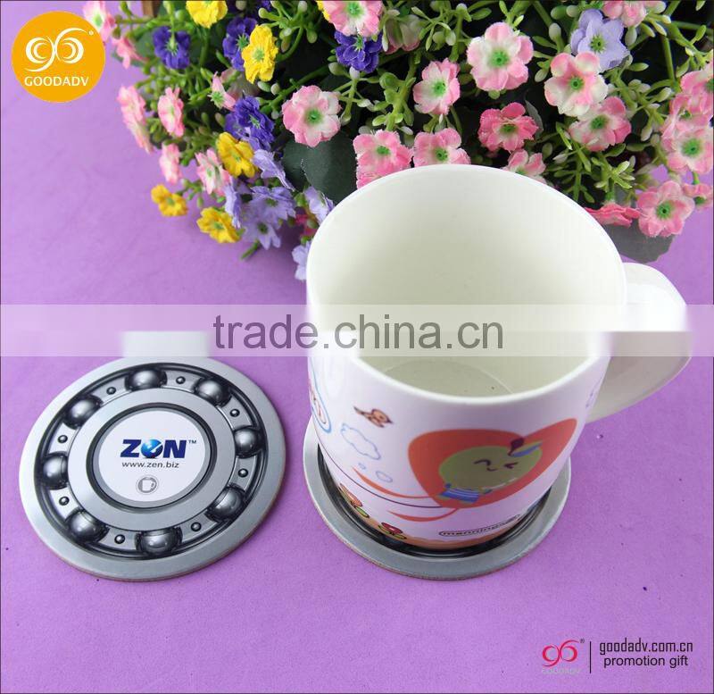 Wholesale custom hight quality eco-friendly blank mdf cork coaster