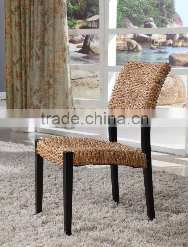 Super Cheap Bali Indonesia Design Coffee Handmade Seagrass Natural Rattan Wicker Wood Side Dining Chair