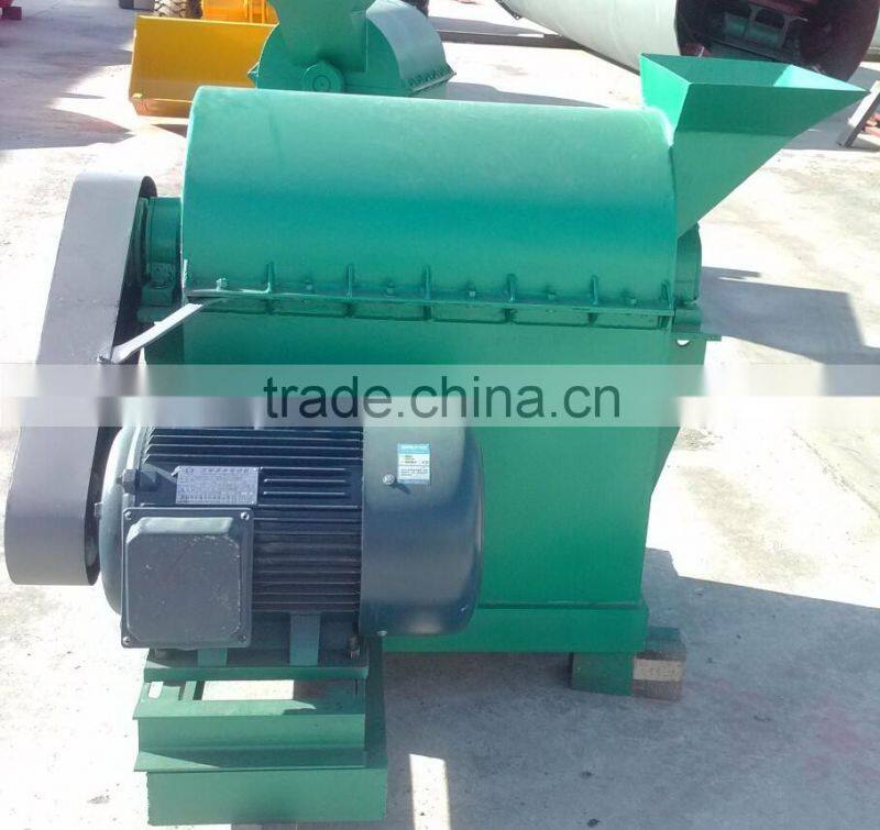 1-2Tons Per Hour Semi-wet Materials Crusher For Organic Fertilizer