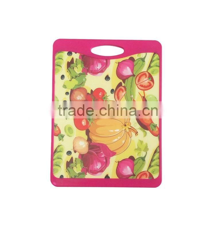 Professional vegetable chopping board set with deco