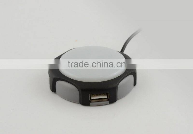 Creative Style USB2.0 Hub with 4 Ports Can Print Logo on Webkey Button as Promotional Gifts