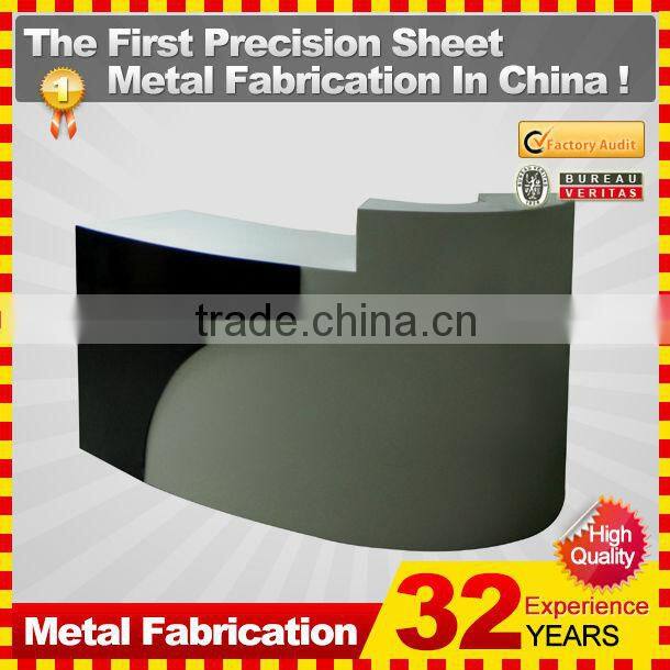 customized made supermarket metal money counter for checkout