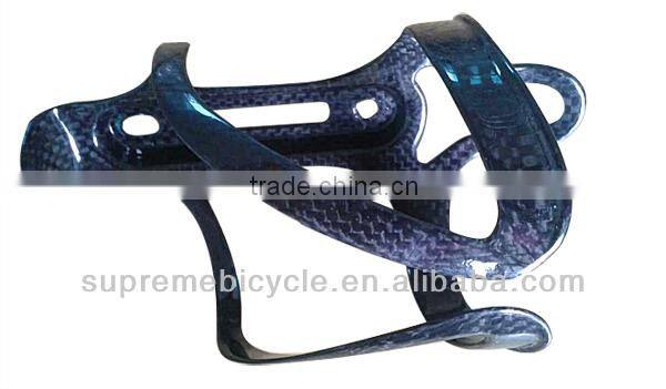 High quality new product 2014 hot bicycle carbon fiber bike bottle case