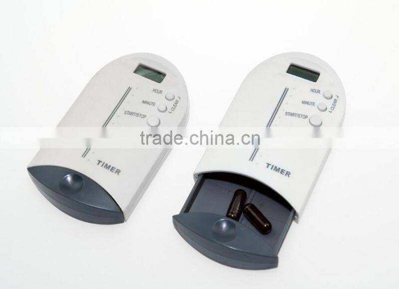 Digital pill box reminding timer capsule storage case timer 2015 new electrical Reminder pill box with alarm timer