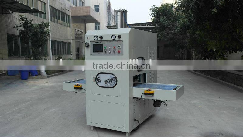Automatic shoe vamp high frequency cutting and welding machine