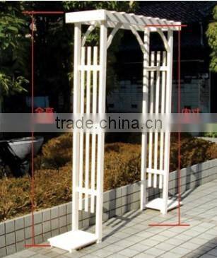 Beautiful classic wooden decorative arbor/Real wood garden decorative arch
