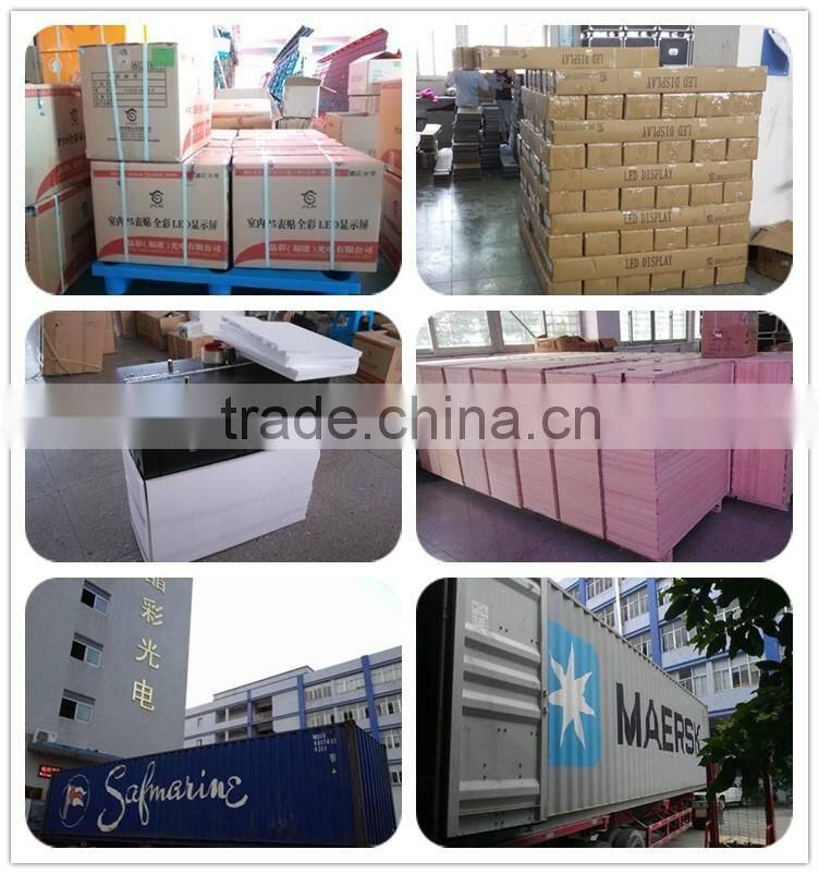 high brightness p7.62 full color indoor led display screen price