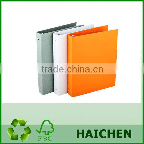 PVC Ring Binders 3 Rings Paper material Metal Ring Binder