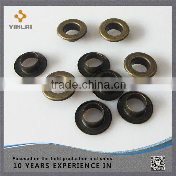 8mm round brass eyelet and grommet
