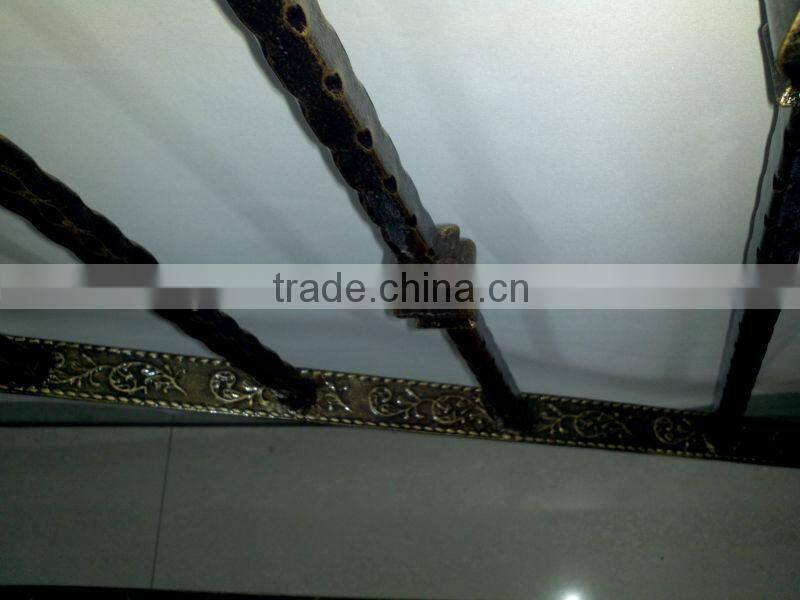 2014 Top-selling interior wrought iron stair handrail