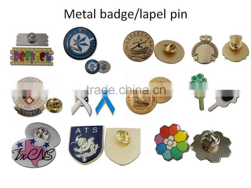 Wholesale Custom Metal Lapel Pins Badge with epoxy
