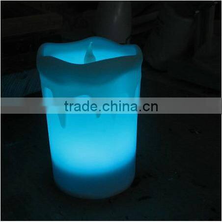 rechargable battery operated wedding party night club bar glowing light up led portable candle table lamp