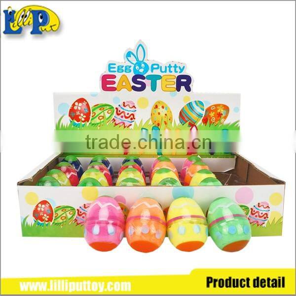 Popular mini Easter egg putty toy with display box
