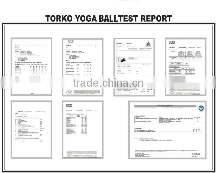 TOPKO Anti Burst Exercise Balance Exercise Ball with Base 50 cm with hand pump Yoga Gym Ball