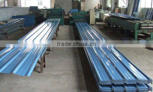 Hot dip galvanized corrugated steel sheet
