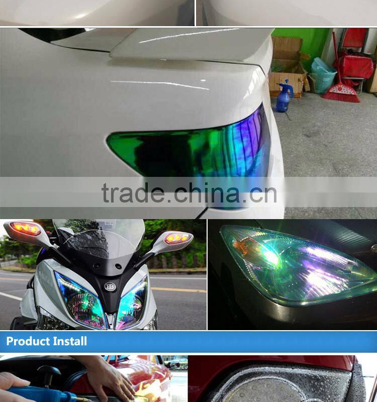 SINO High Quality Chameleon PVC Material Self Adhesive Car Tint Film