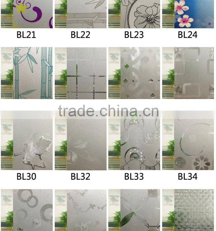 WB50 Wholesale Office PVC Window Static Glass Film Decoration Stickers