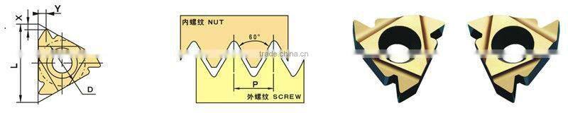 wholesale threading inserts Cemented Carbide Thread Inserts for Carbide Lathe Machines(16ER AG60)