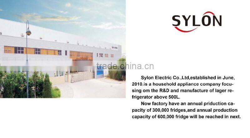 2015 hotsale househould side by side refrigerator