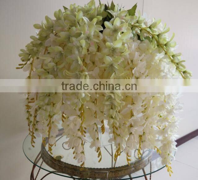 artificial wisteria flower wholesale table centerpiece