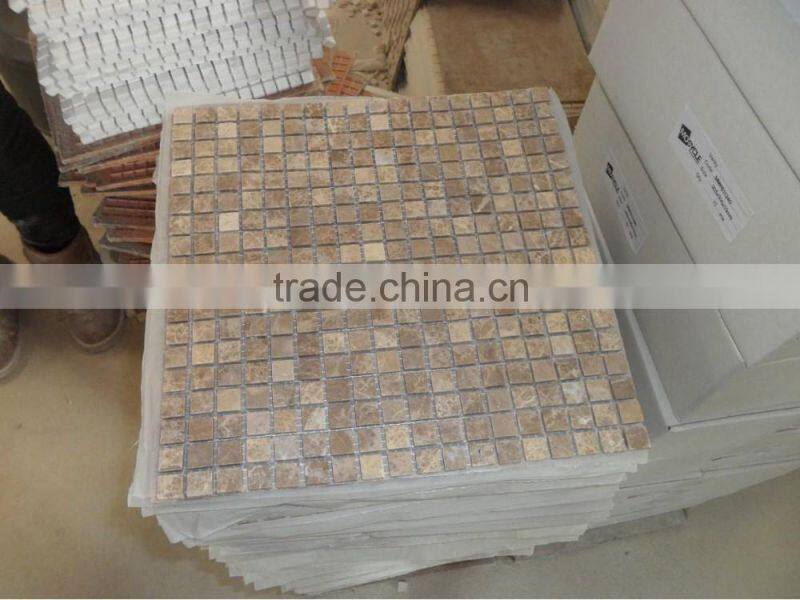 Indian green marble mosaic tiles, Vermont Verde marble mosaic tiles