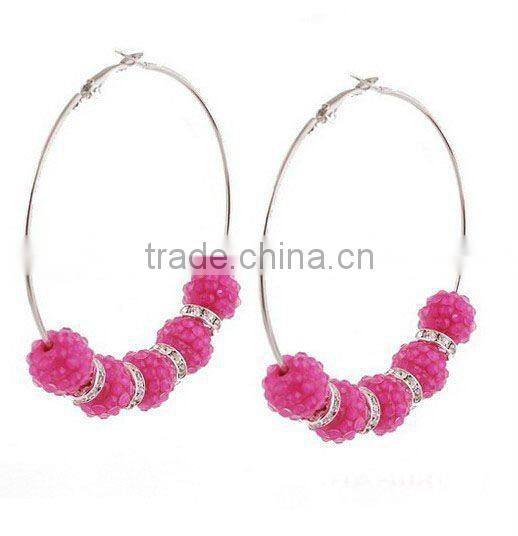 Hot design basketball wives hoop earring