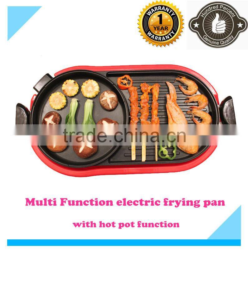 2015 New Arrival High efficiency Electric Teppanyaki with Steamboat