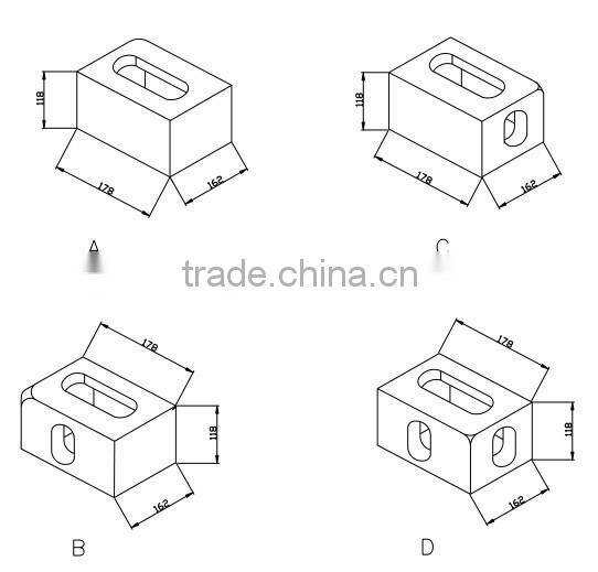 TJHX dry cargo container corner fitting,container corner block