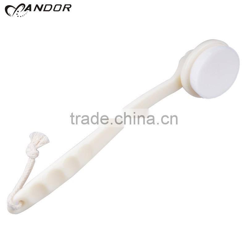 Happy shower feeling long handle detachable bath brush