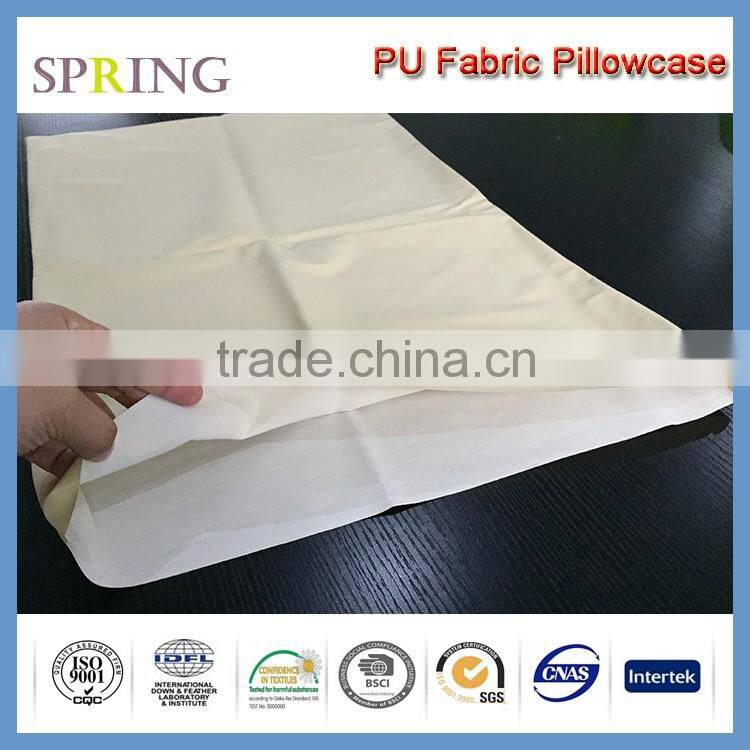 PU coated fabric waterproof pillow shell heat-seam for hospital