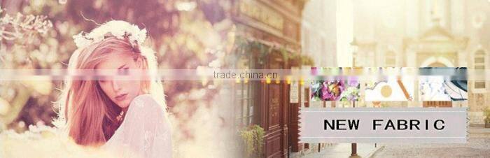 2014/2015 cheap embroidered cotton polyester fabric for brand new women clothing
