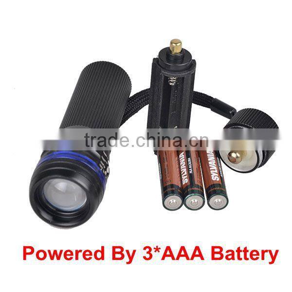 3AAA battery high power super bright white XPE small torch led flashlight